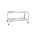   Mobil asztal laborokba, rakodópolccal, szé x mé x ma 1500 x 750 x 900 mm, teherbírás 200 kg