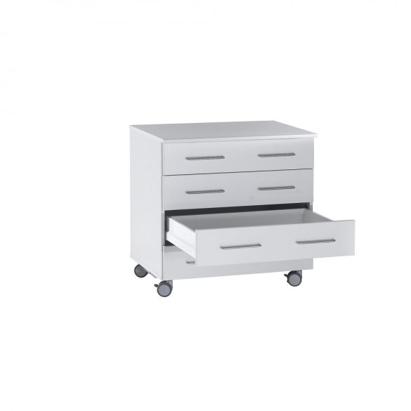 Magas laboratóriumi alsó szekrény, 4 fiók, szélesség 1136 mm