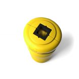 Oszlopvédő bel- és kültéri használatra, szé x mé 100 x 100 mm mérethez, magasság 1100 mm