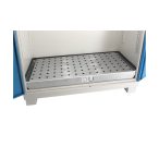   Perforált lemezes borítás, horganyzott, alsó felfogótálcához, teherbírás 120 kg 