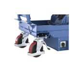 Elektromos emelőlapos kocsi, emelési tartomány 485 – 1 000 mm, teherbírás 1 000 kg