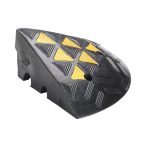   Lezáróelem szegélykő-felhajtórámpákhoz, 360x360x150 mm, fekete, pár