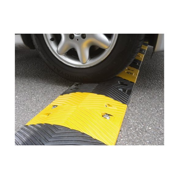 Forgalom lassító fekvőrendőr teljes út szélességhez 20 km/h 5000x350x50 mm