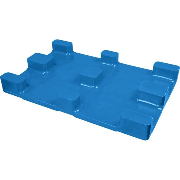 Élelmiszeripari raklap, 9 talppal, 1200 x 800 mm