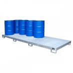   Felfogótálca, felfogási térfogat 335 l, 12 db 200 l-es hordóhoz, tűzihorganyzott