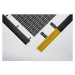 Csúszásmentes ipari szőnyeg, folyóméterenként, fekete, szélesség 1000 mm