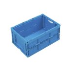   Polipropilén összehajtható doboz, 49 l, 400x600x260 mm, fedél nélkül