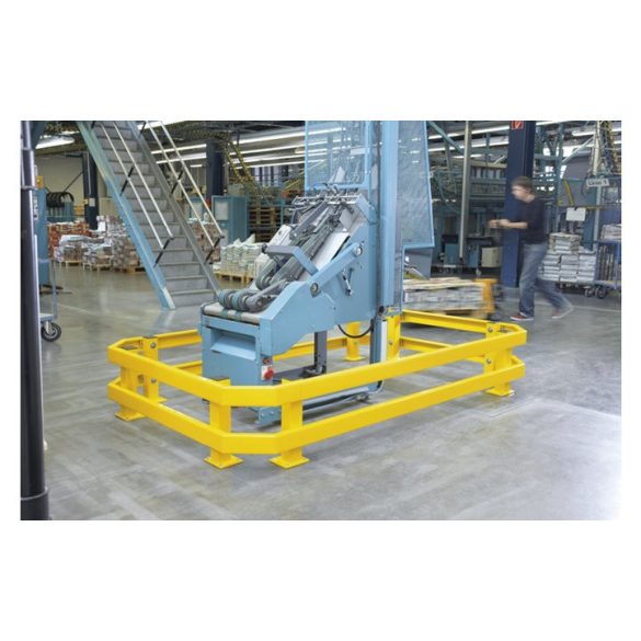 Ütközésvédő palánk, hossz 1000 mm, beltérre, porszórt bevonattal