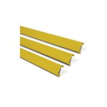 Ütközésvédő palánk, hossz 1500 mm, kültérre, horganyzott és festett