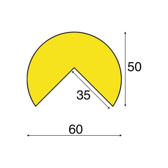 Sarokvédő, A+ típus, 1 m-es darab