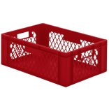 Euro-szabvány méretű egymásra rakható tároló, 600 x 400 x 210 mm ( 5 db/cs)