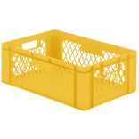 Euro-szabvány méretű egymásra rakható tároló, 600 x 400 x 210 mm ( 5 db/cs)