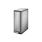   Nemesacél szelektív hulladékgyűjtő, űrtartalom 45 l, 661 x 277 x 531 mm, extra keskeny 