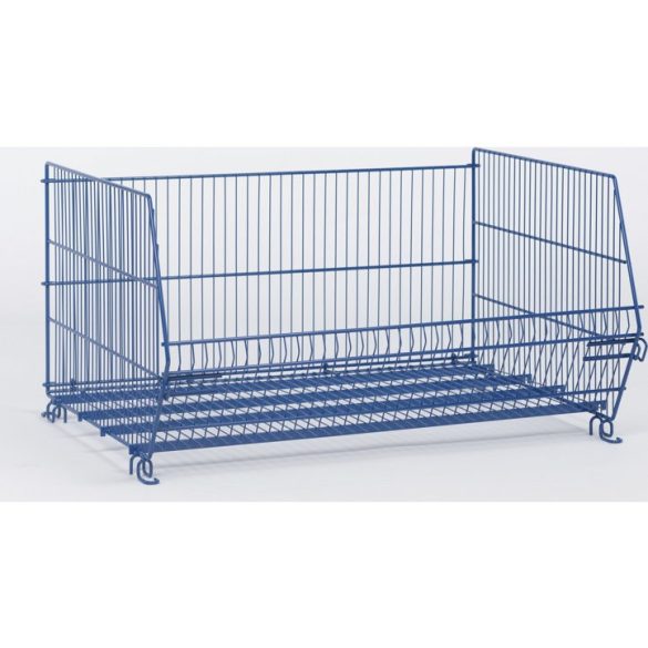 Egymásra rakható kosár, 970 x 640 x 400 mm