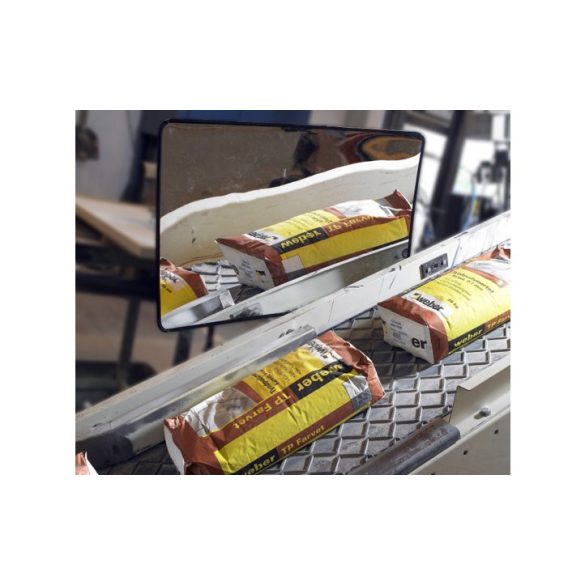 Akrilüveg felügyeleti és ellenőrző tükör, nagyító hatással, 600x400 mm