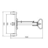 Hordómozgató kocsi t.b. 300 kg