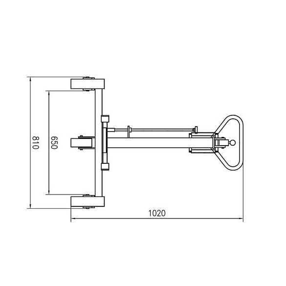 Hordómozgató kocsi t.b. 300 kg