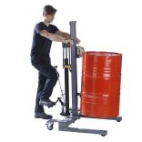 Hordóemelő, emelési magasság 780 mm, teherbírás 300 kg