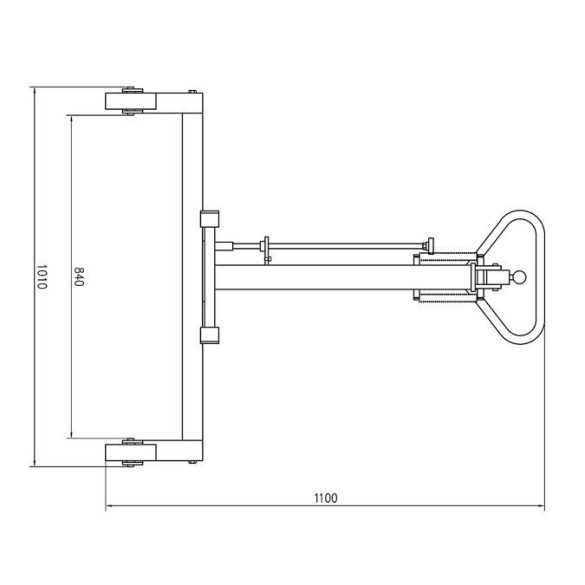 Hordóemelő, raklapokról leemeléshez t.b.250 kg