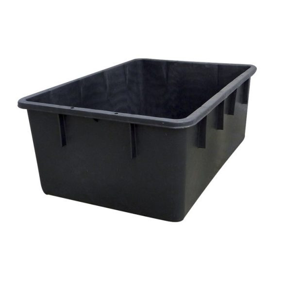 Polietilén tartály láda, felfelé szélesedő típus, 160 liter