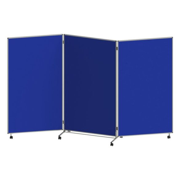 Összehajtható és mobil prezentációs fal, ma x szé x mé 1905 x 3040 x 50 mm