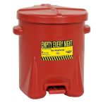   Justrite –  biztonsági műanyag hulladéktároló agresszív közegekhez 23 L