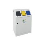   Szelektív hulladékgyűjtő pedállal 3x30 L 580 x 380 x 920 mm