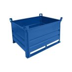   Egymásra rakható tároló talpakkal, 800x1000x500 mm, teherbírás 500 kg