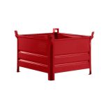 Egymásra rakható tároló talpakkal, 800x1000x608 mm, teherbírás 2000 kg