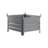 Egymásra rakható tároló talpakkal, 800x1000x608 mm, teherbírás 2000 kg