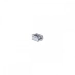   Nyitott tárolódoboz acéllemezből, térfogat 0,8 liter, 103x165x75 mm, horganyzott