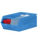 Elöl nyitott acéllemez láda 515x310x200 mm, 23 L, festett 