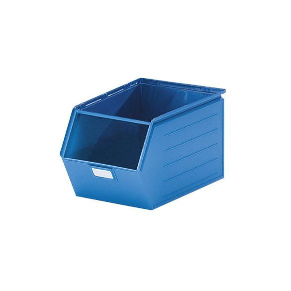 Elöl nyitott acéllemez láda 37 L 544x310x300 mm, festett