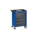   Szerszámkocsi, 6 külön reteszelhető fiók,  630x410x930 mm