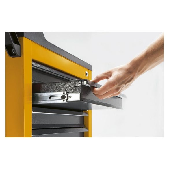 Szerszámkocsi, 6 külön reteszelhető fiók,  630x410x930 mm