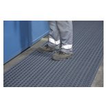 Ipari rács nagy mechanikus terheléshez, folyóméterenként, szélesség 600 mm, szürke