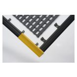 Ipari rács nagy mechanikus terheléshez, folyóméterenként, szélesség 1000 mm, szürke