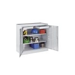 Szerszámszekrény, 1 000 x 500 x 1 000 mm, 2 fiókkal, 2 polccal