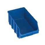 Elöl nyitott összekapcsolható tárolódoboz 307x500x190 mm (kék) ( 4 db/cs )