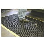 Elfáradás elleni szőnyeg, egyszeres szövéssel, h x szé 1800 x 1200 mm, ferde peremekkel