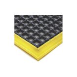 Elfáradás elleni szőnyeg, egyszeres szövéssel, h x szé 1800 x 1200 mm, ferde peremekkel