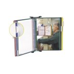   Fali tartó bemutatótáblákhoz, komplett készlet 10 bemutatótáblával