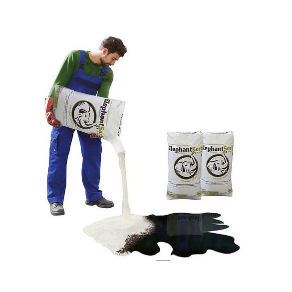 ElephantSorb Univerzális felítató granulátum, R, olajok, festékek felitatásához, cs. e. 36 zsák