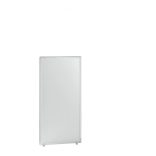 Válaszfal, műanyag, világosszürke keret, 650 x 1300 mm