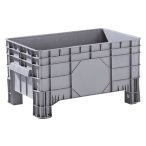   Merevítőbordás konténer 4 lábas  1040x640x550 mm  220 L-es