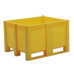   Nagyméretű polietilén tartály konténer 1200x1000x740 mm (sárga) 600 L