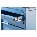 Prémium szerelőkocsi, 4 fiók, MDF-munkalap