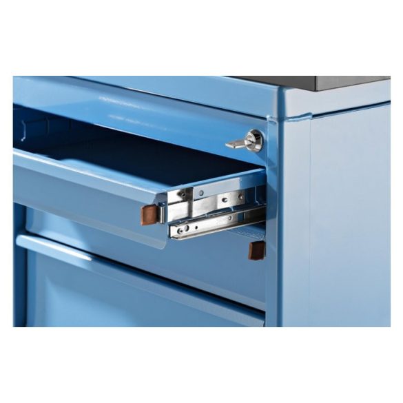 Prémium szerelőkocsi, 4 fiók, MDF-munkalap