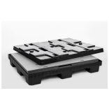 Összecsukható polipropilén kartonplaszt konténer 1200x1000x1000 mm 895 L