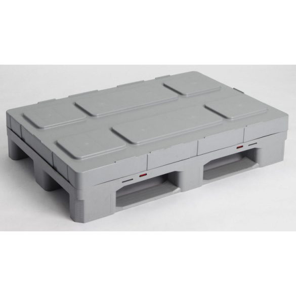 Összecsukható polipropilén konténer 1200x800x940 mm 675 L